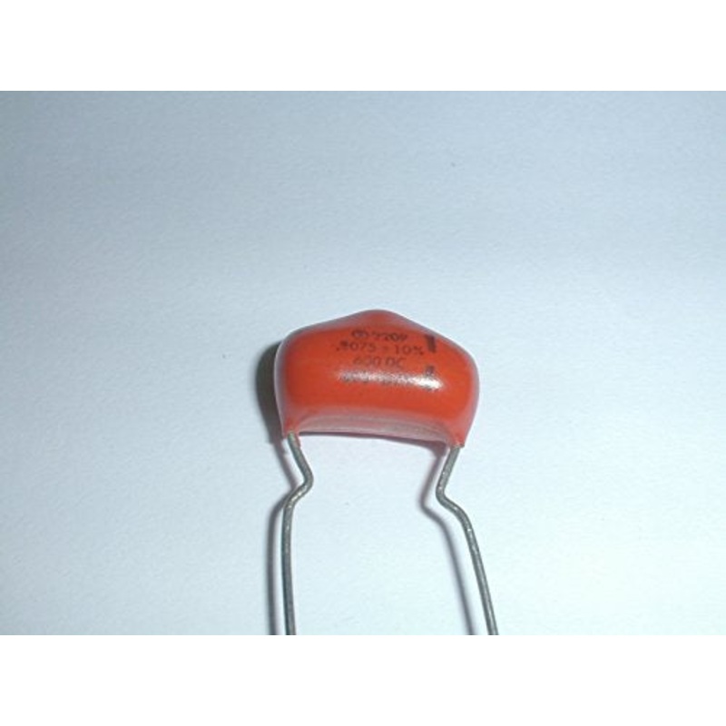 .0075uf 7.5nf 7500pf 600V 10% “Orange Drop” Film Capacitors
