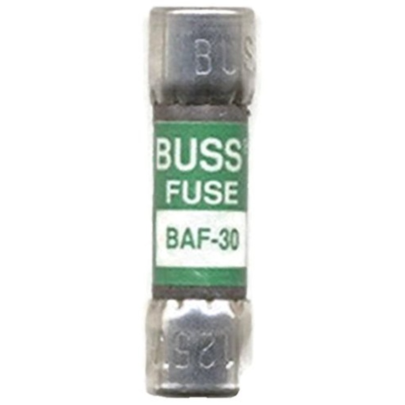 Bussmann BAF-30, 30 Amp 250V Fast Acting Midget Fuse
