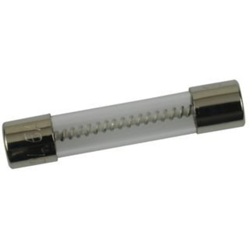BUSSMANN BY EATON MDL-6-R FUSE, CARTRIDGE, 6A, 6.3X32MM TIME DELAY (5 pieces)