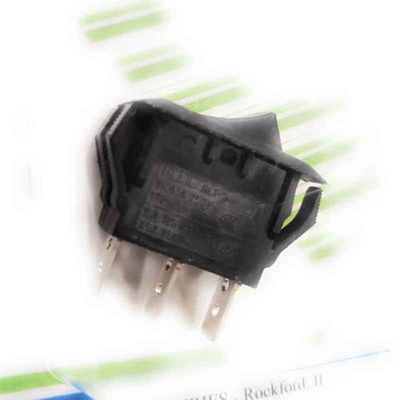 30-10080 Rocker Switch, On-On, 16A, SPDT, 0.25″ Quick Connect Terminals