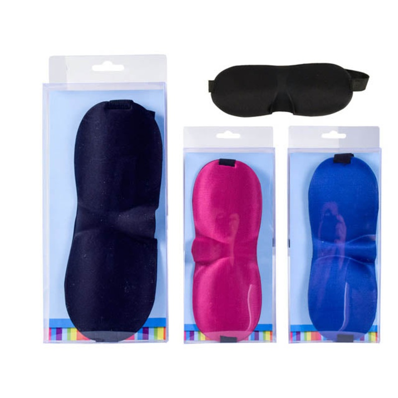 74286 – EYE MASK CONTOURED 9X3.5IN ASSORTED COLORS