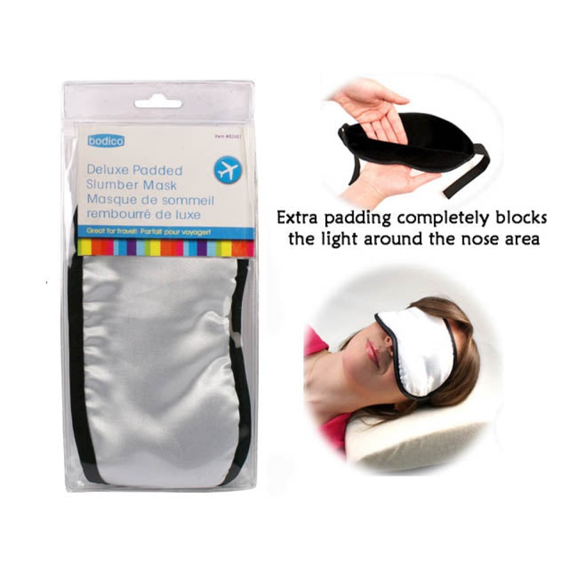 82481 – EYE MASK PADDED PVC BAG WITH INSERT CARD