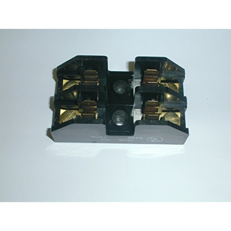 Bussmann 2919 Fuse Block 2 Pole for SC Type 25-30A Fuses 300V (1 piece)