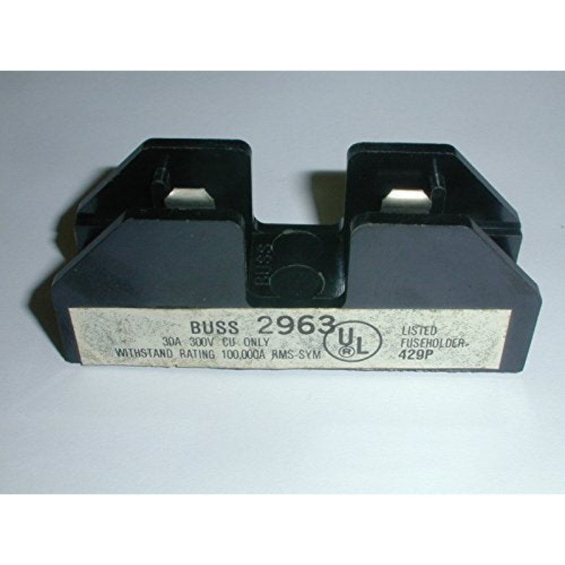 Bussmann 2963 Fuse Block for 13/32 x 1-1/2 Class G Fuses 30A 300V (1 piece)