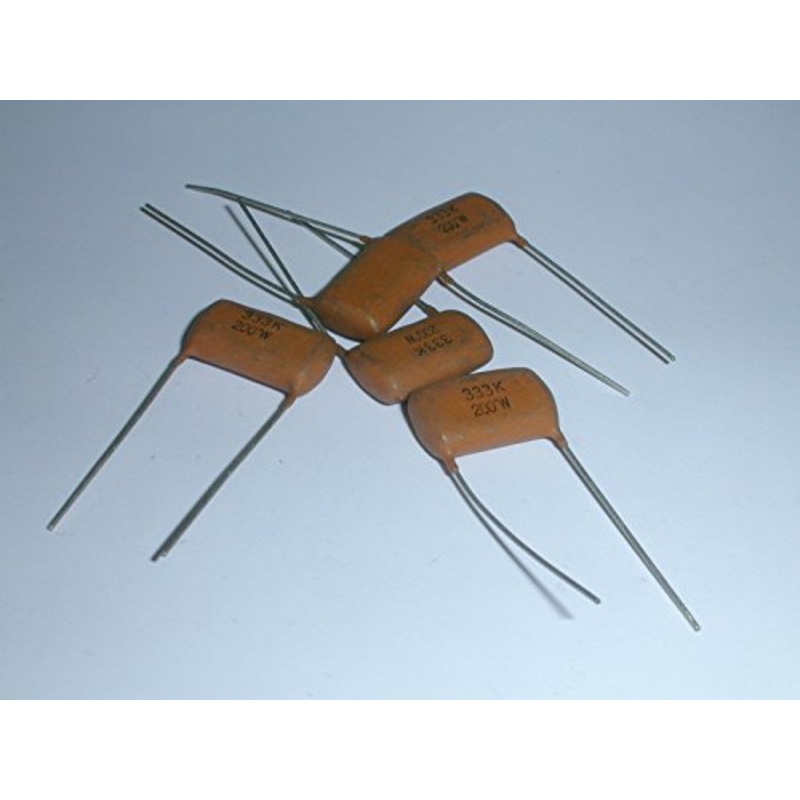 ECQ-M2332KZ Film Capacitor .0033uf, 3.3nf, 3300pf 200V Radial Lead (5 pieces)