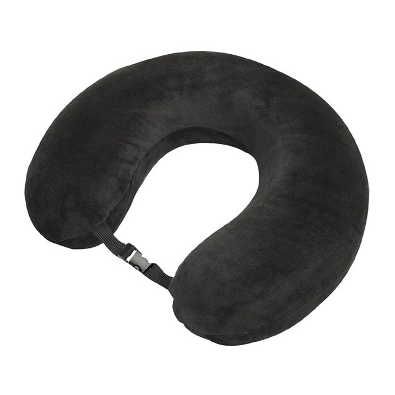 TATP401-BK – TRAVEL PILLOW MEMORY FOAM BLACK