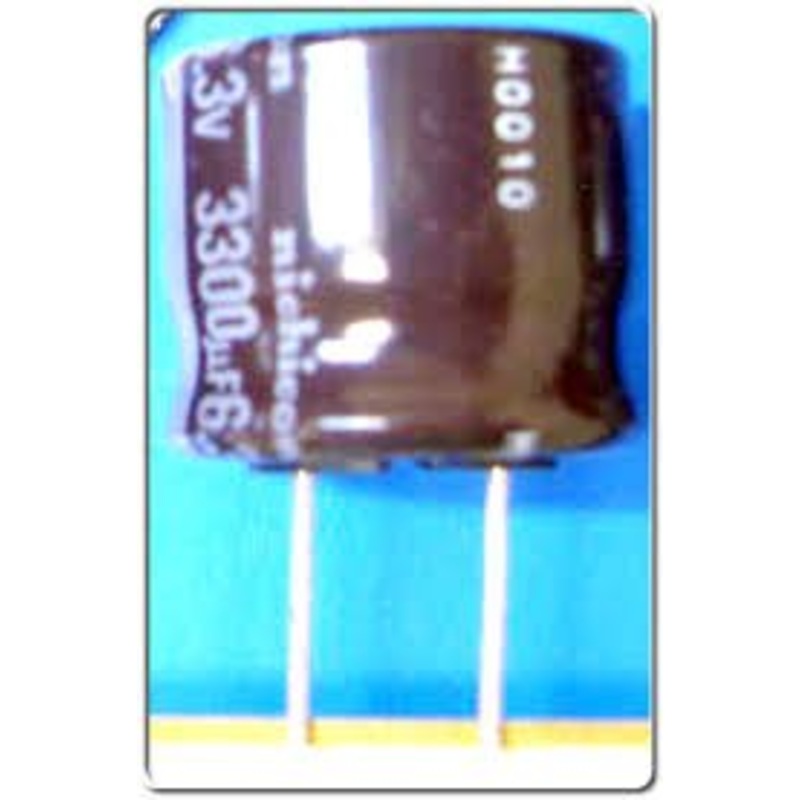 UPF0J332MHH6TN Aluminum Electrolytic Capacitor 3300uf 6.3V, Radial Lead, 105deg C