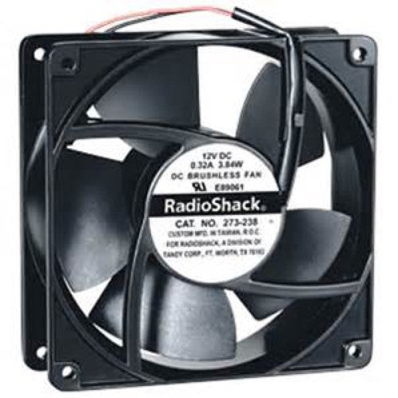 273-238 – FAN DC 12V 4.7X1.5IN 0.32A 3.84W W/2 WIRE BRUSHLESS CFM:85 RPM:3K
