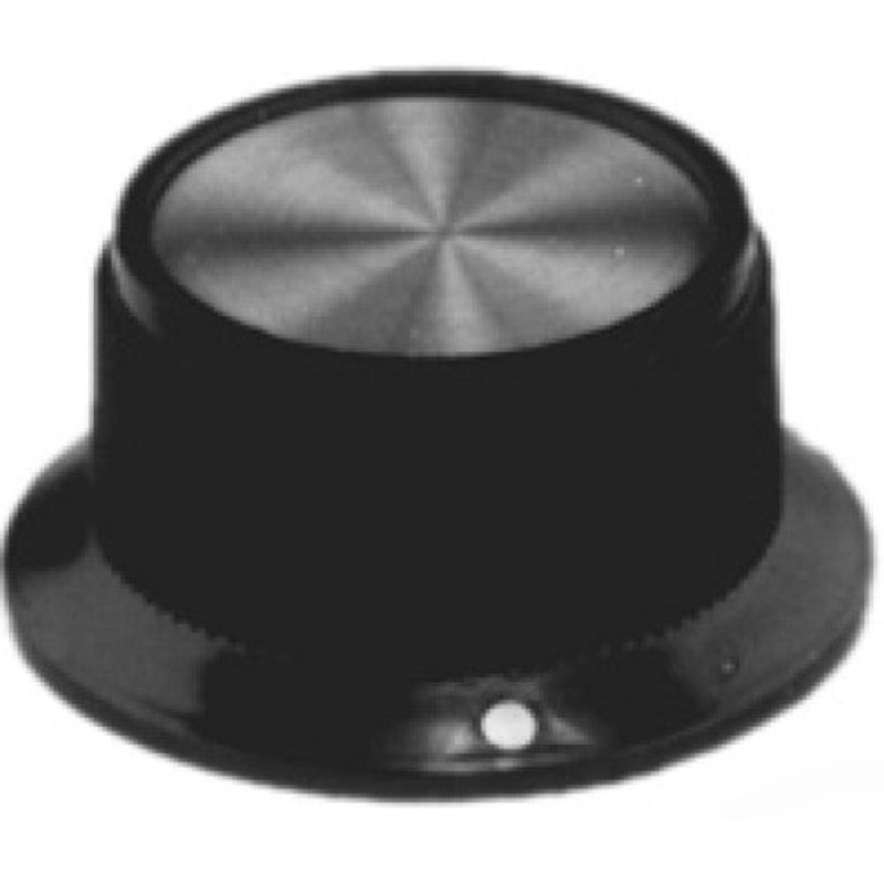 54-228-2 – KNOB 1/4IN PLAST 32MM SCREW BLACK (2 pcs/pkg)