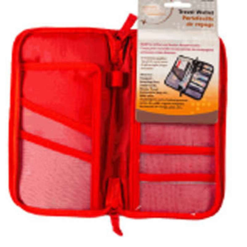 82353 – TRAVEL WALLET BUILT FOR AIRLINE BORDER DOCUMENTS ASSORTED COLORS