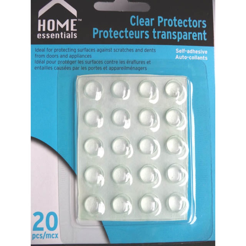 83382 – FEET RUBBER ROUND CLEAR 9X5MM ADHESIVE (20 pcs/pkg)