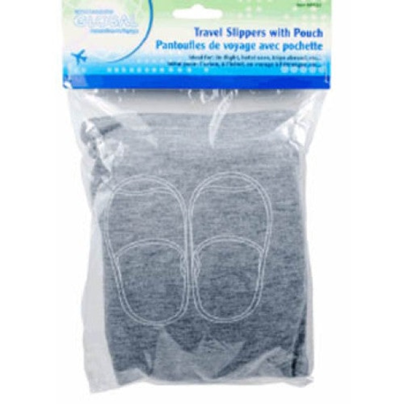 89534 – TRAVEL SLIPPERS WITH CARRYING BAG