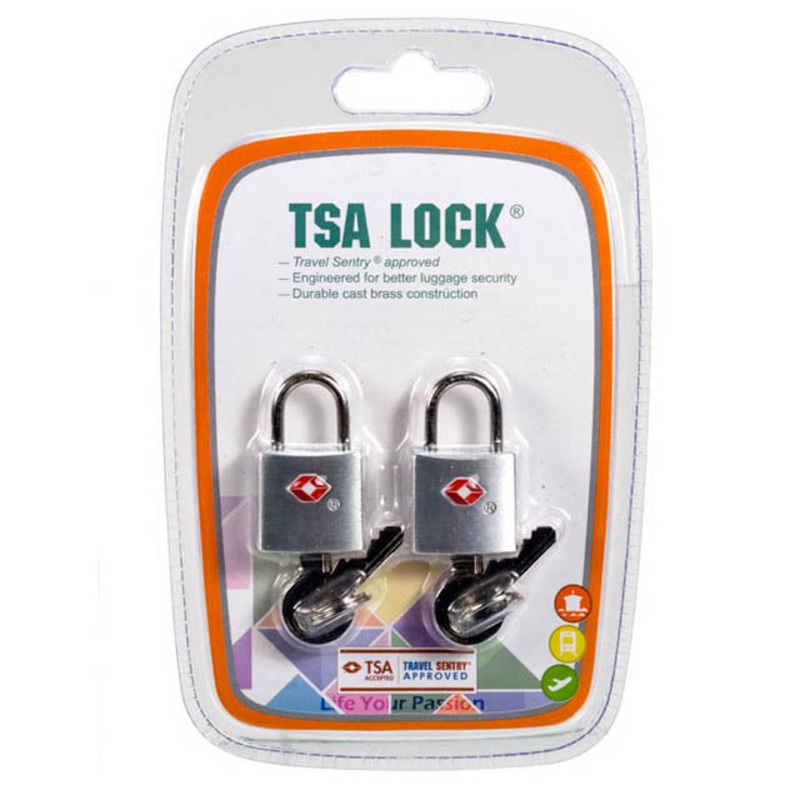 89589 – LUGGAGE LOCK BRASS TSA APPROVED  (2 pcs/pkg)