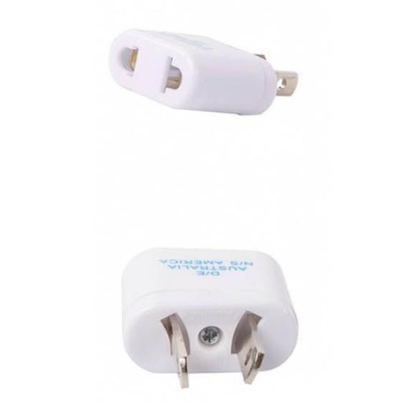 AH11AA01 – TRAVEL ADAPTER 2P AUSTRALIAN PLUG TO UNIVERSAL JACK