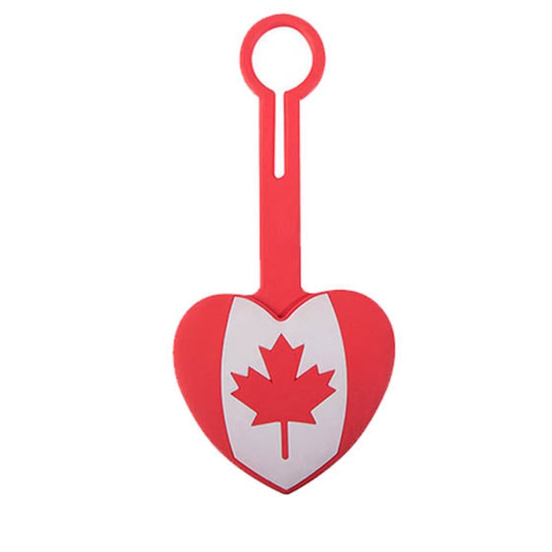AH94HT01 – LUGGAGE TAG-CANADA HEART