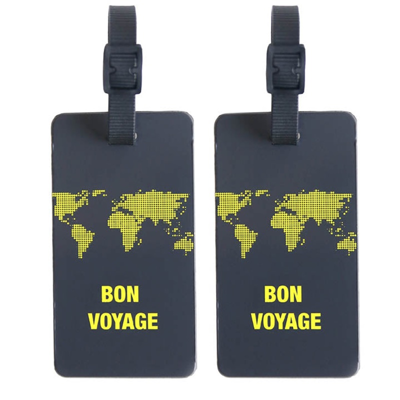 PT212 – LUGGAGE TAG NEON EARTH LIME  (2 pcs/pkg)
