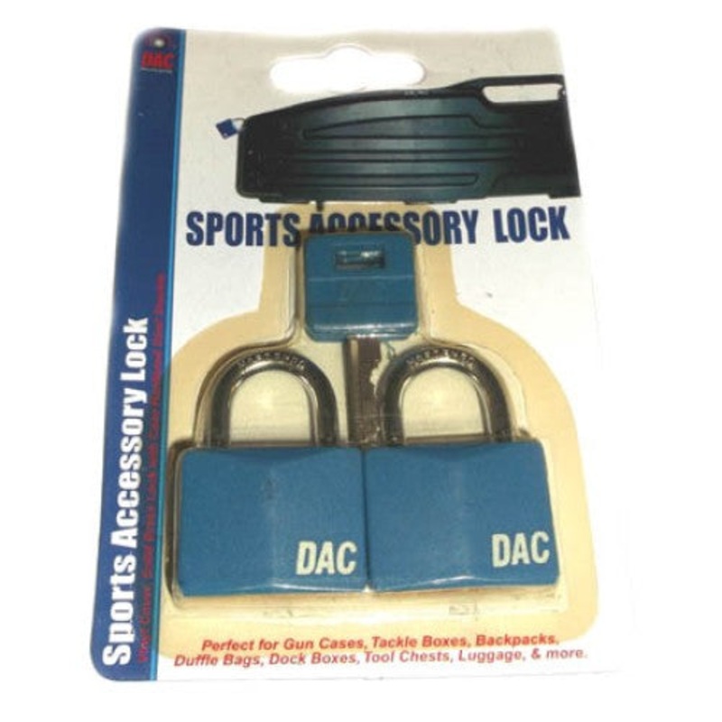 SAL-B30 – LUGGAGE LOCK BRASS WITH VINYL BLUE COVER (2 pcs/pkg)