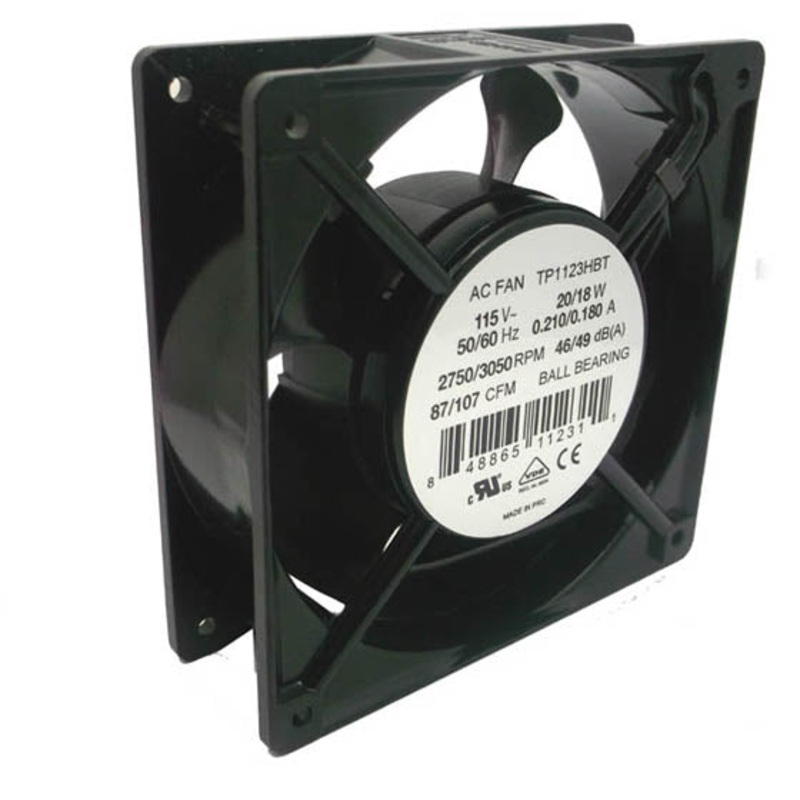 TP1123HBT – FAN AC 115V 4.7X1.5IN BB W/TAB .2A 20W CFM 87/107 RPM 2750 46DB