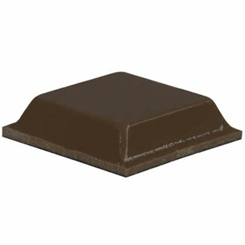 U3-BLK – FEET RUBBER SQUARE 13X6MM ADHESIVE BLK (4 pcs/pkg)