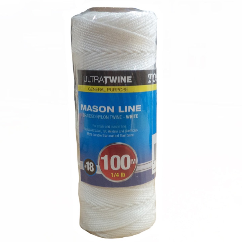 164317 – ROPE BRAIDED NYLON TWINE WHITE 328FT FOR CHALK AND MASON LINE