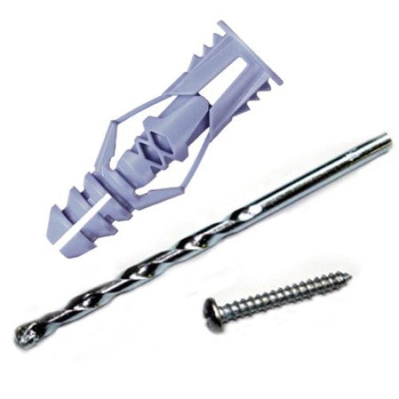 172R – ANCHOR TRIPLEGRIP #10 UNIVERSAL 46LBS W/SCREWS/DRILLBIT 10PC/SET