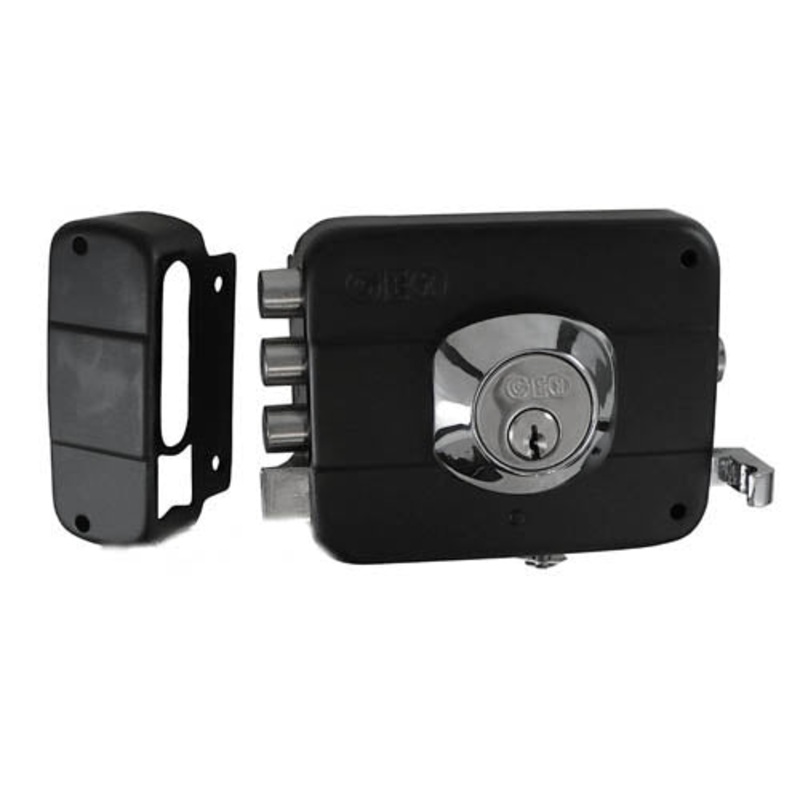 91010-143 – DEADBOLT LOCK NICKLE PLATED LEFT HANDED WITH 3 KEYS
