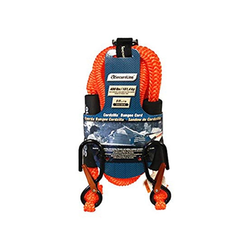 CZB5 – BUNGEE CORD 5FT HEAVY DUTY SAFE WORKING LOAD 400LB ORANGE