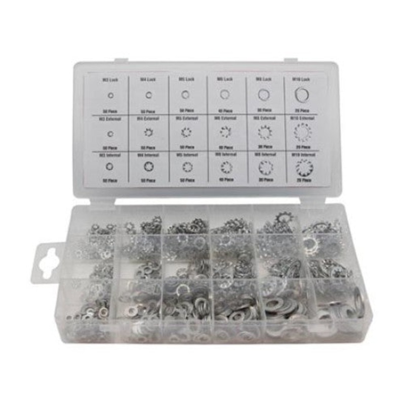 HAS03 – WASHER ASSORTED 18 TYPES 720PCS/PKG