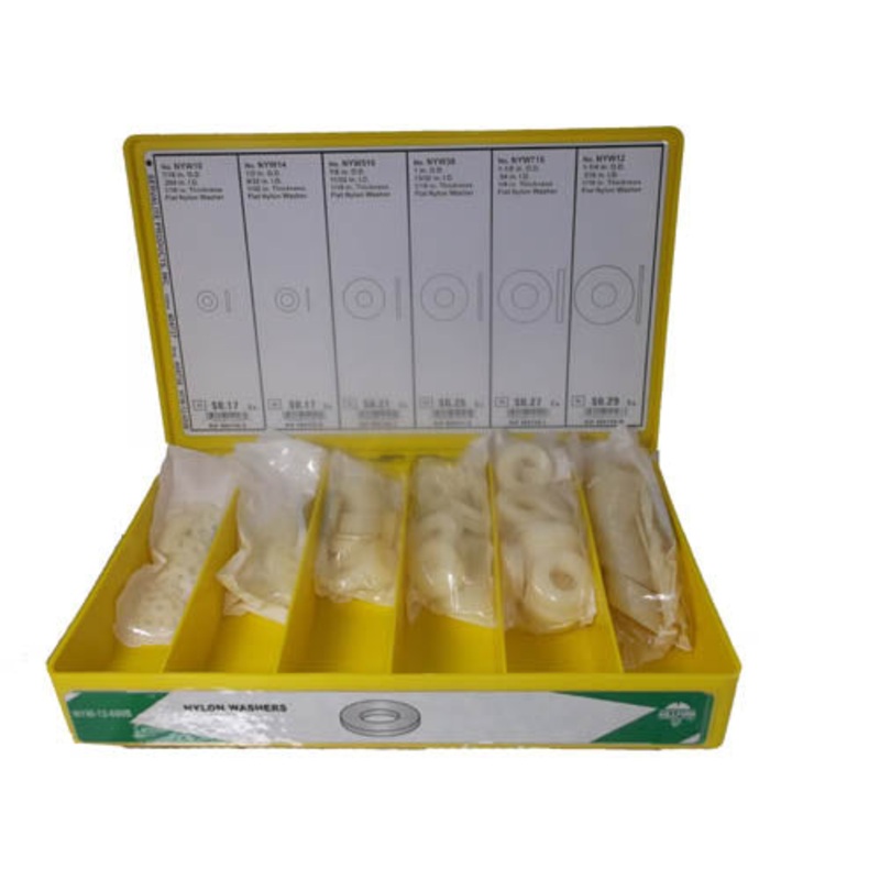 NYW-12-600B – NYLON WASHERS ASSORTED SIZES
