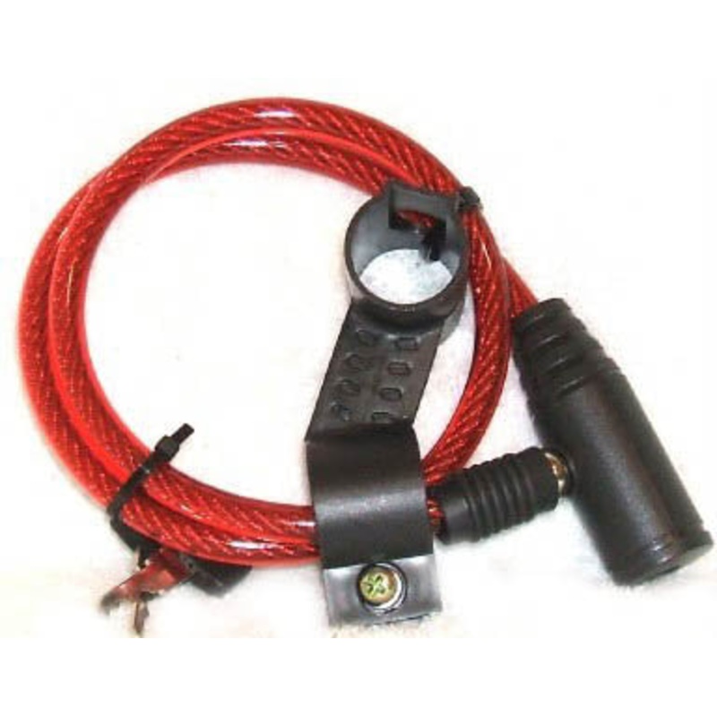 WH-2260 – CABLE LOCK AND KEY 60IN FOR BIKES LUGGAGE VINYL COATED