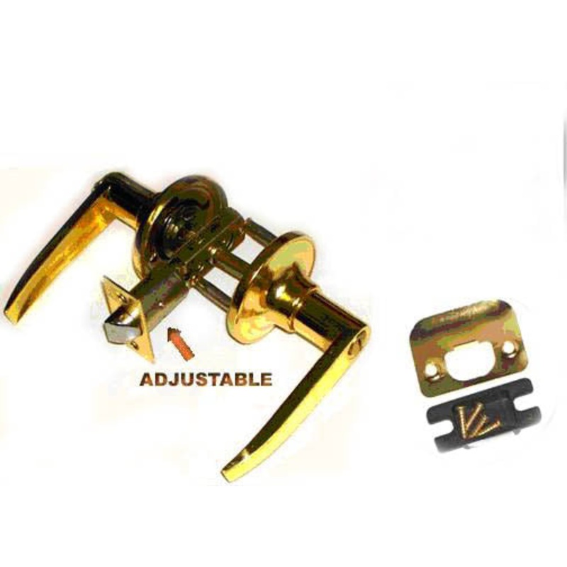 WH-2336 – LEVER HANDLE WITH LOCK GOLD PLAT PLATED