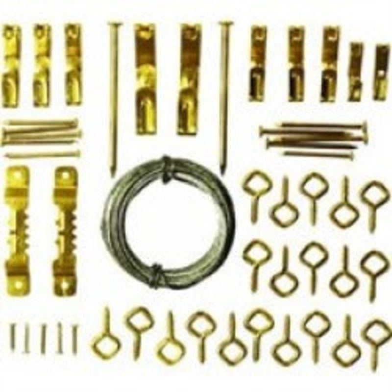 WHS-2273 – NAILS HOOKS MOUNTING PLATES AND STEEL WIRE KIT