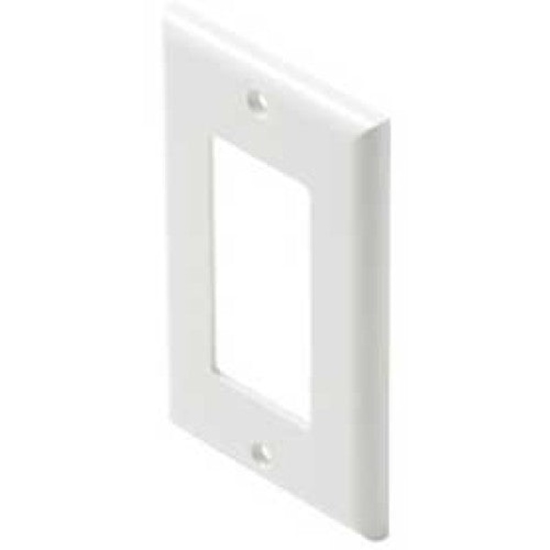 052-6992-8 – WALL PLATE DECORA ELECT 1POS WHT PLASTIC