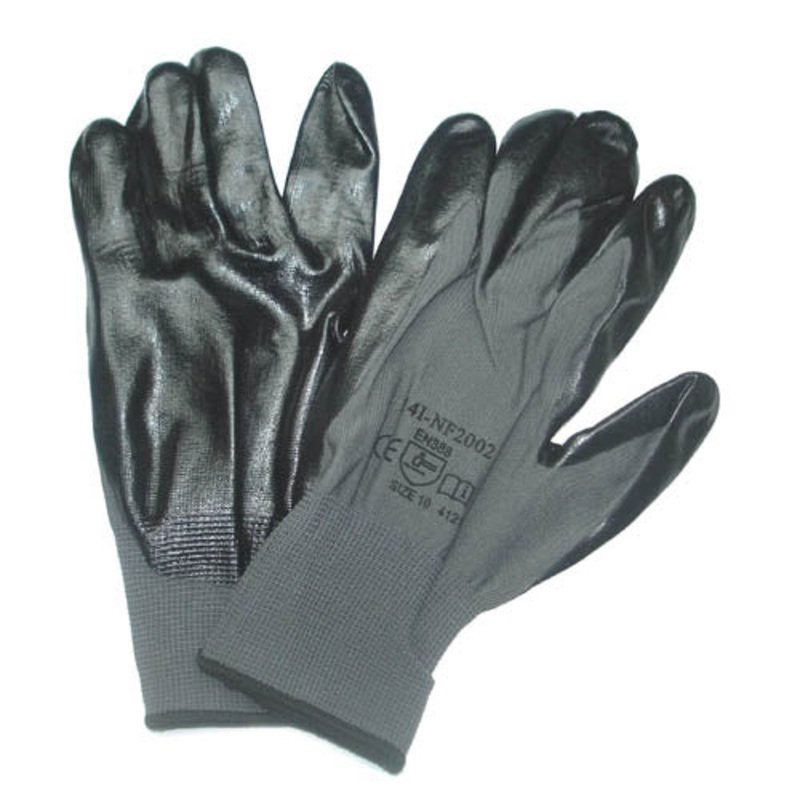 14I-NF2002-SZ-10 – GLOVES NITRILE XLARGE GRY GREAT DEXTERITY OIL RESISTANT (12 pcs/pkg)