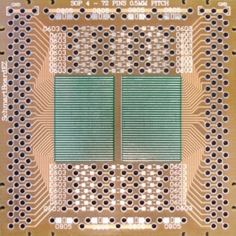2760165 – BOARD SMT PROTOTYPE 2X2IN SQ PAD