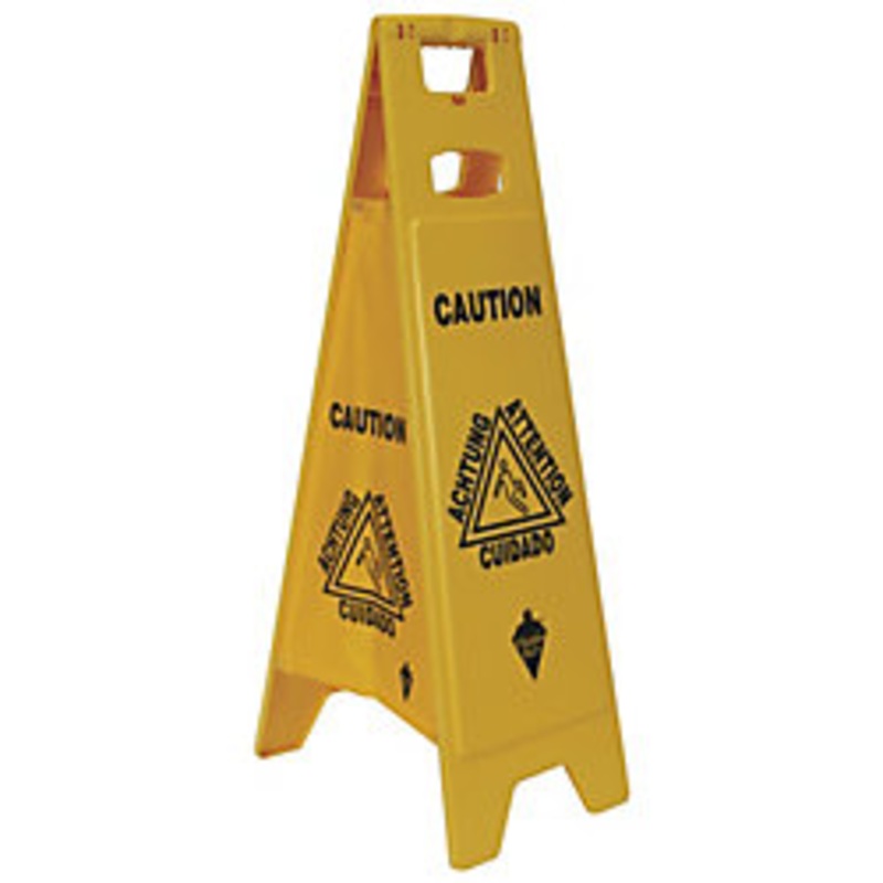 2LEA9 – CAUTION FLOOR SIGN 37X12INCH