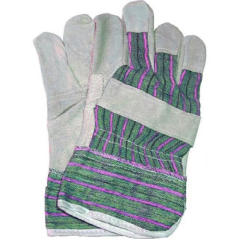 45328 – GLOVES SPLIT LEATHER LARGE GREEN