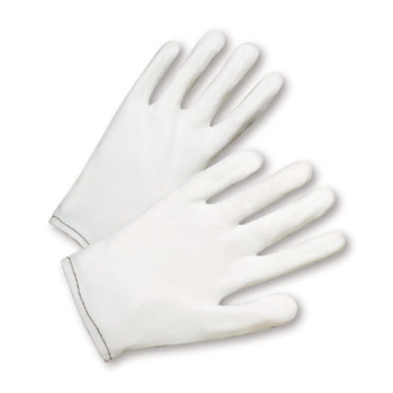 46I-404M – GLOVES NYLON MEDIUM WHT LINT FREE 70D (12 pcs/pkg)