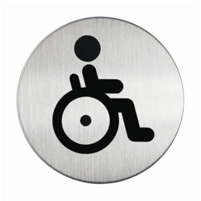 4906-23 – PICTOGRAM-WHEELCHAIR ACCESSIBLE WITH ADHESIVE PADS