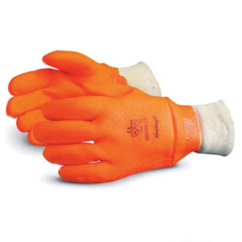 55779 – GLOVES FOAM INSULATED KNIT WRIST ORANGE