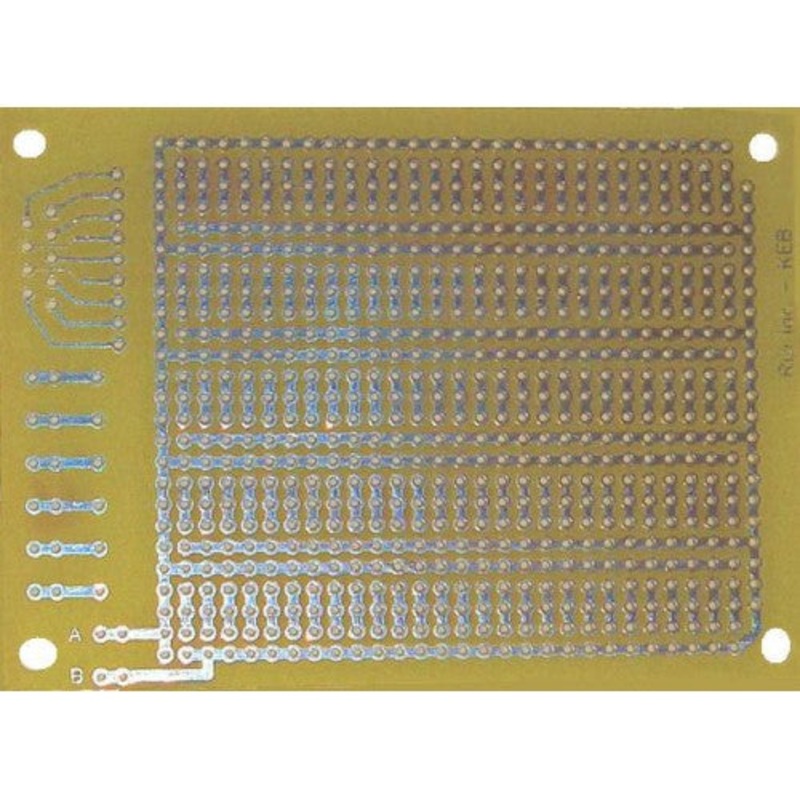 MAS-03 – PCB ETCHED SS 2.75X3.75IN 3 CONNECTED PADS WITH POWER BUS
