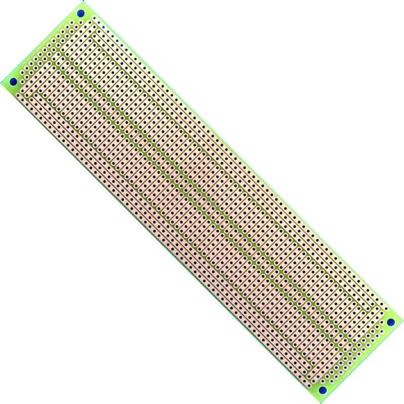 MAS-0603 – PCB ETCHED SS 7.5X2IN 5CONNECTED PADS W/POWER BUS