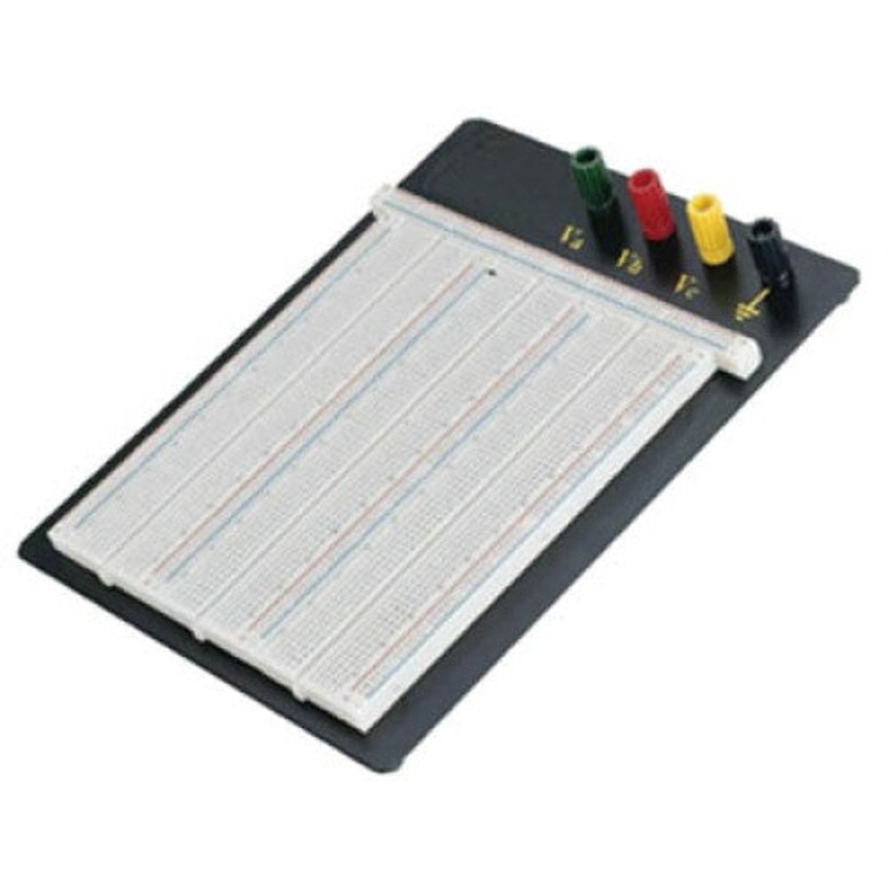 MB-106 – BREADBOARD 6 STRIP 9X7IN 2390 TI TIE POINTS WITH BINDING POST