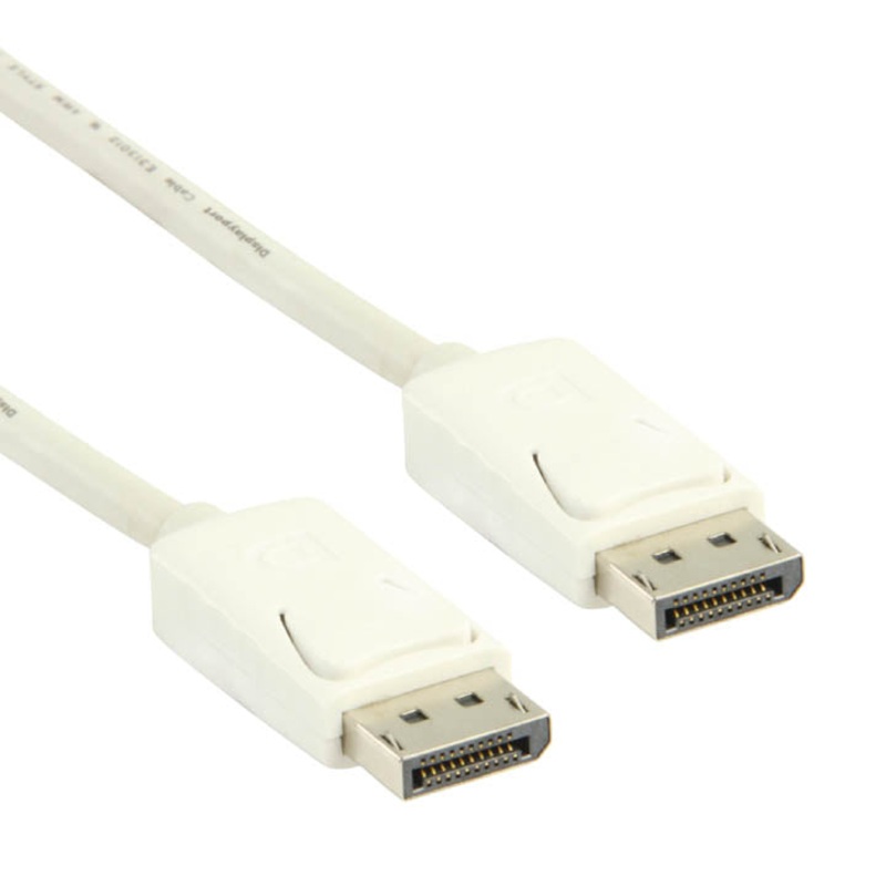 CAB-DP-DP-06FT-WHT – DISPLAYPORT MALE-MALE 6FT CABLE WHITE