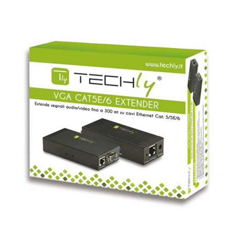 DATA-EX-DL344 – VGA CAT5/5E/6 EXTENDER EXTENDS VIDEO/AUDIO UPTO 300M