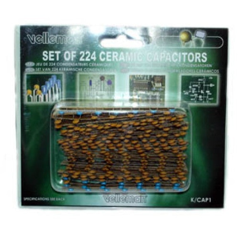 K/CAP1 – CAP CER ASSORETD 224PCS 14 VALUES (224 pcs/pkg)