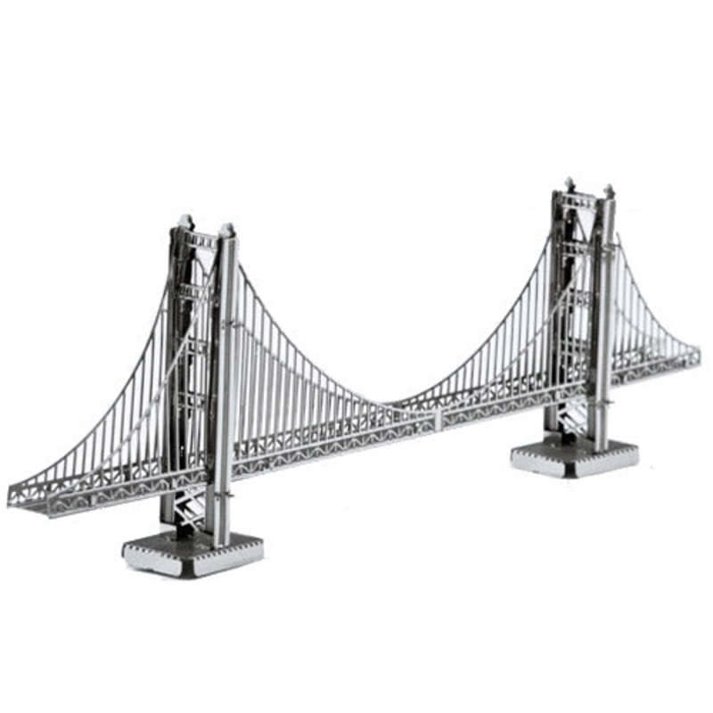 MMS001 – GOLDEN GATE BRIDGE METAL EARTH 3D LASER CUT MODEL