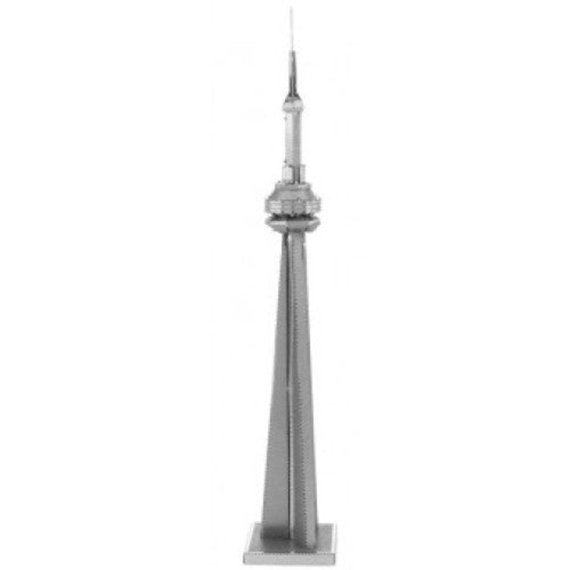MMS058C1 – CN TOWER METAL EARTH 3D LASER CUT MODEL
