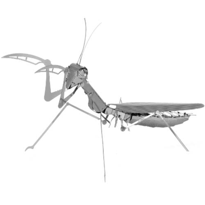 MMS069C1 – PRAYING MANTIS METAL EARTH 3D LASER CUT MODEL