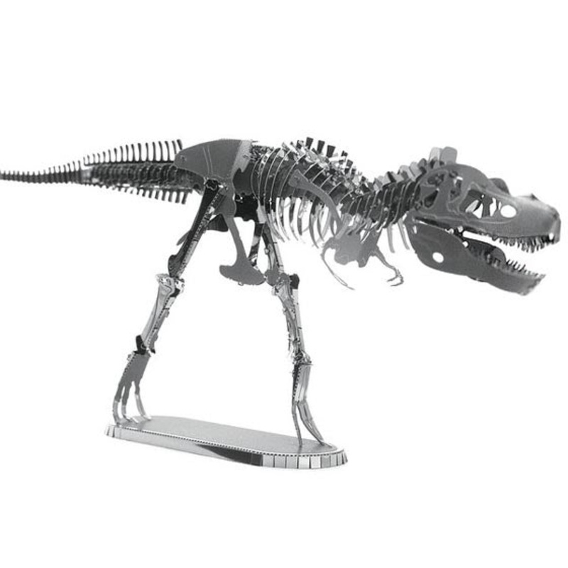 MMS099 – TYRANNOSAURUS REX SKELETON-METAL EARTH 3D LASER CUT TWO SHEET KIT